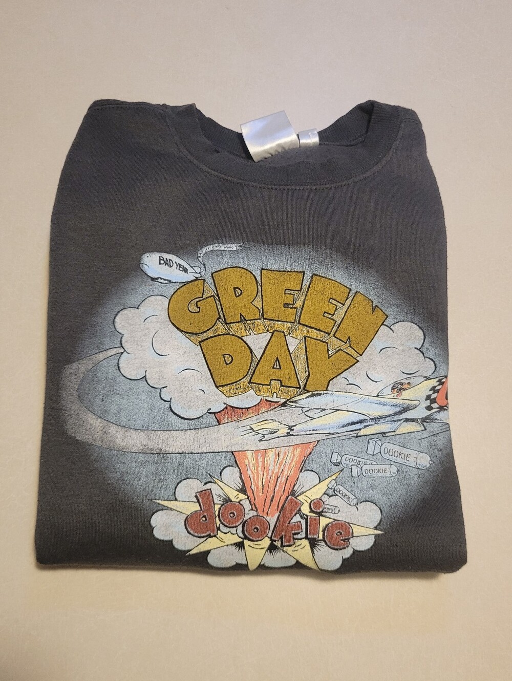 Green Day Dookie Album Logo Official Long Sleeve Crewneck Sweatshirt